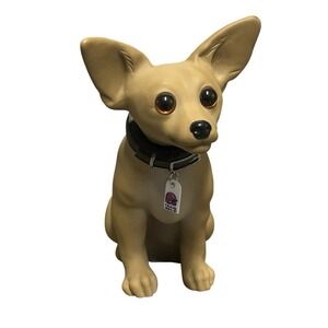 1998 Yo Quiero Taco Bell 7" Chihuahua Dog Bobble Head Nodder Collectible Figure